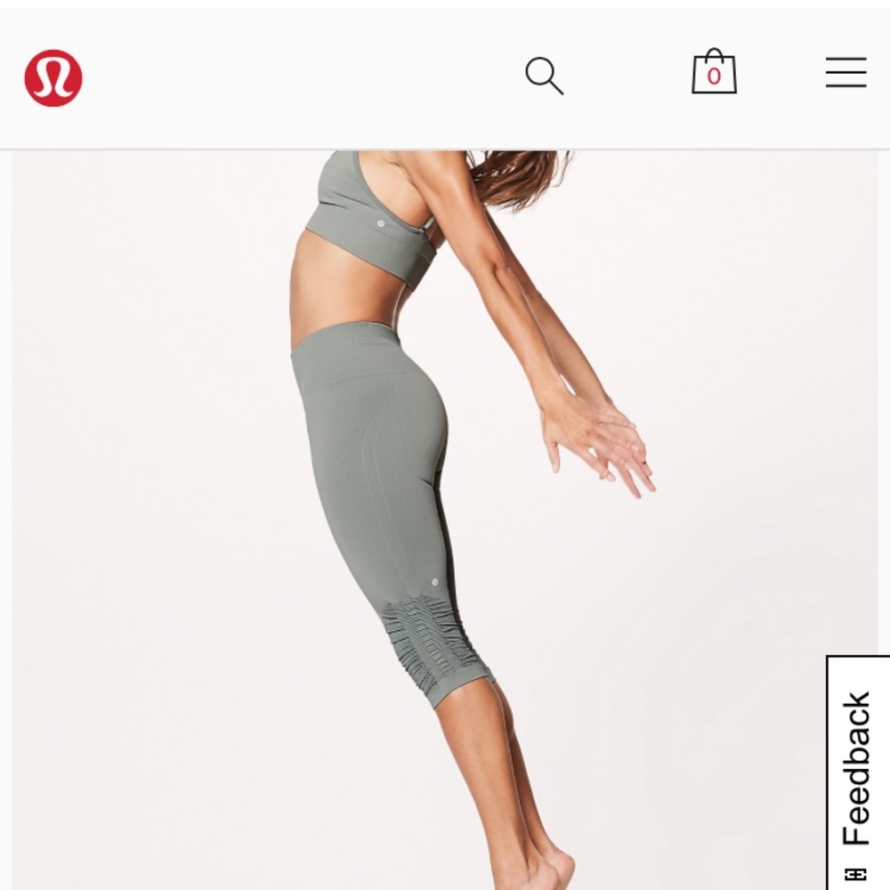 Lululemon crops size 4